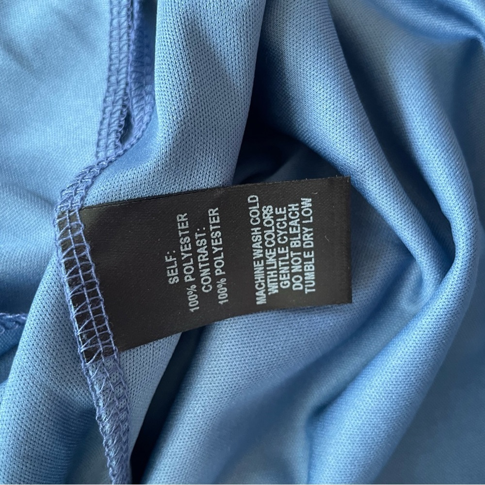 Lulu's Blue Ruffle Sleeve Top | M - Picture 12 of 12